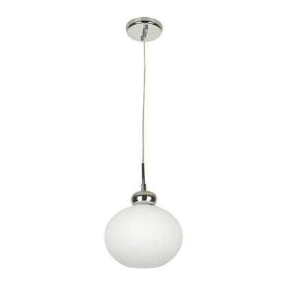 Tecnolite Lámpara Colgante, Base E27, Luz Colgante de Techo Moderno, Cristal Opalino, 100 - 240 V,