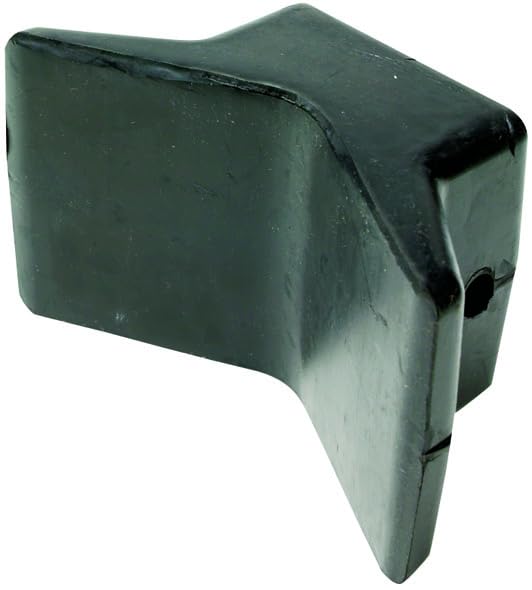 Attwood 11200-1 - Tope de Goma para Remolque en V, Color Negro, 2 x 2 Pulgadas