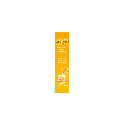 Emergen-C Suplemento Alimenticio Polvo Efervescente Sabor Naranja Caja con 10 sobres