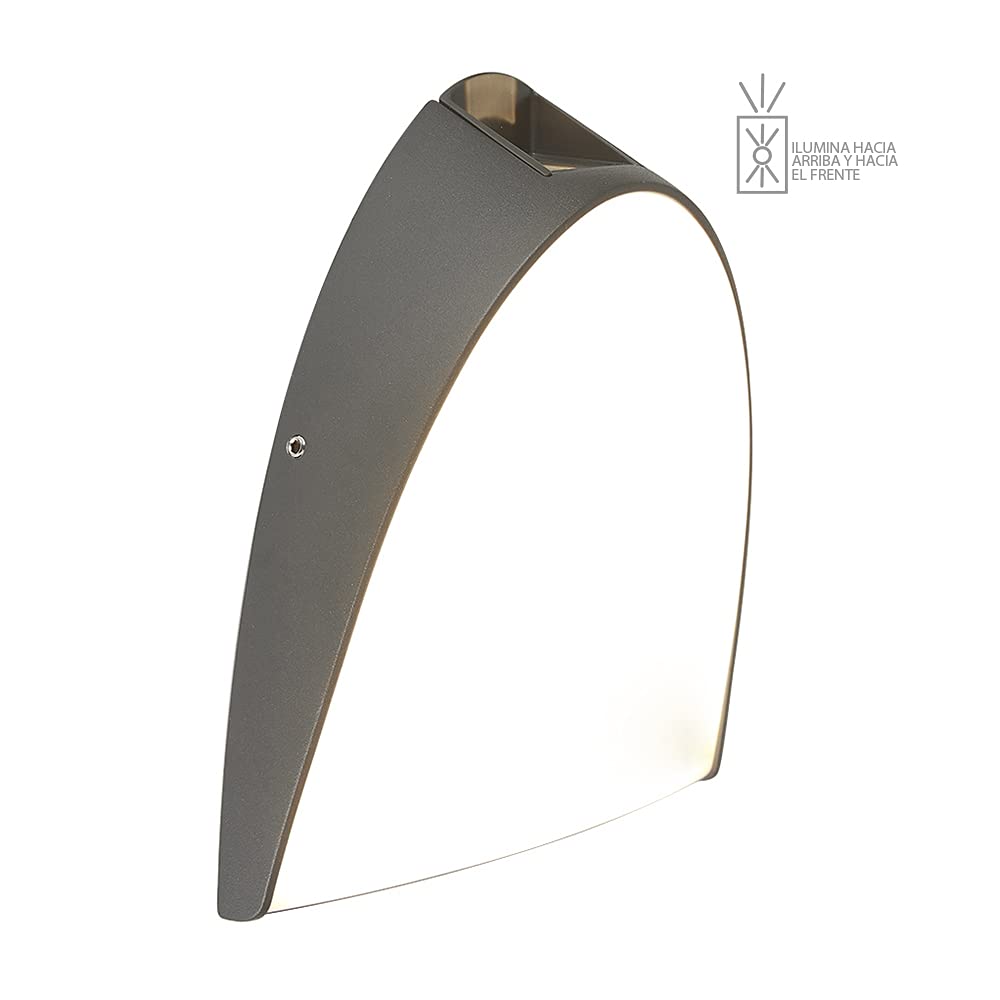 Tecnolite - Lámpara de exterior LED para sobreponer, 16 W, Luz Cálida Brillante