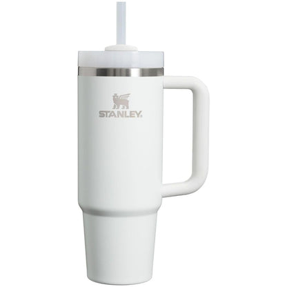 Stanley Quencher FlowState 887 ml Termo con Popote, Acero Inoxidable - Frost