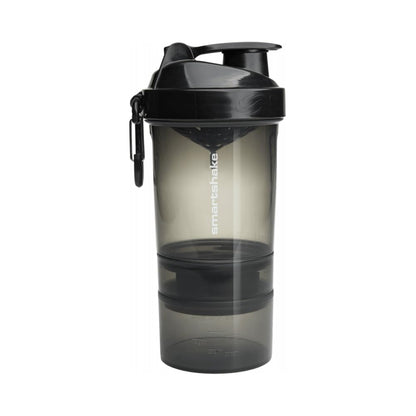 SmartShake Original 2Go Botella Mezcladora con Compartimentos - Negro