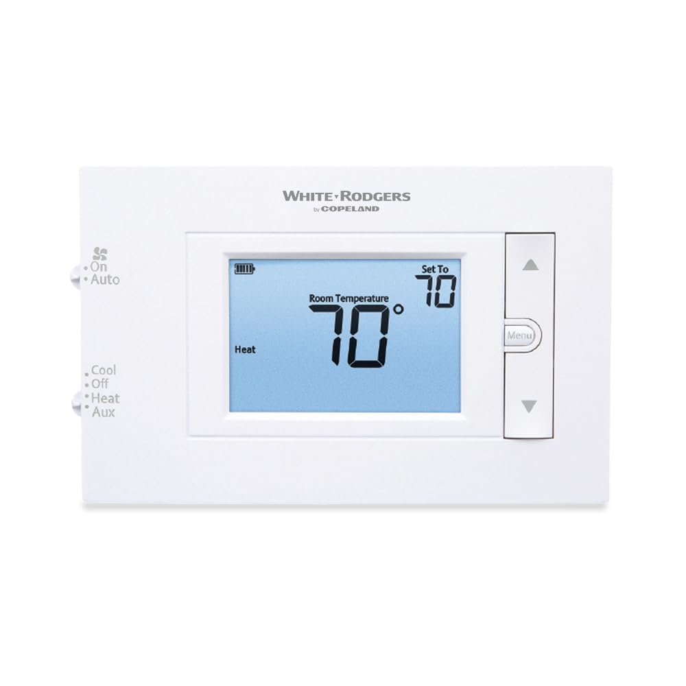 Emerson 1F83H-21NP Heat Pump (2H/1C) Non-Programmable Thermostat