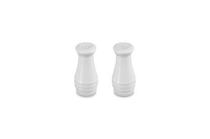 Le Creuset Salero y Pimentero de Cerámica, Blanco