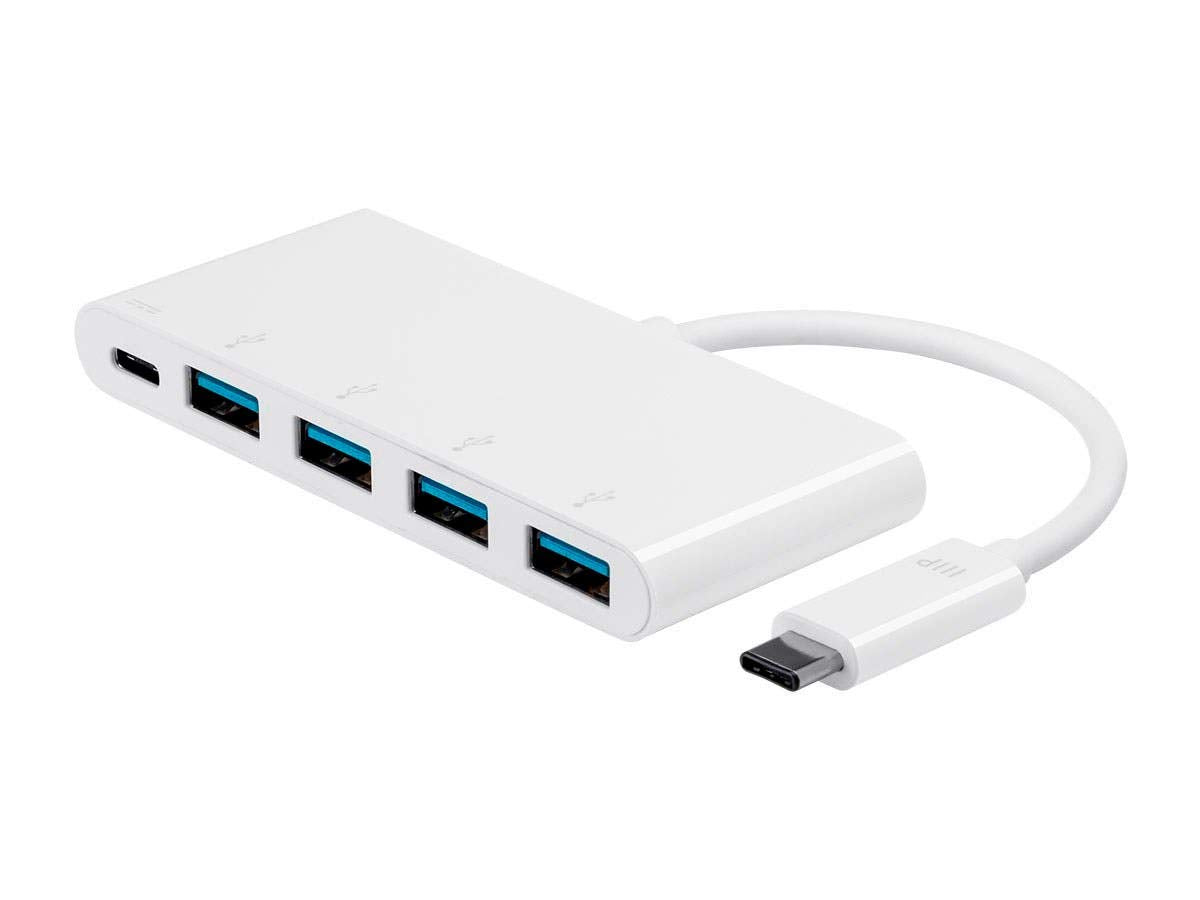 Monoprice USB-C VGA Multiport Adapter - White, with USB 3.0 Connectivity & Mirror Display Resolutions Up To 1080p @ 60hz - Select Series