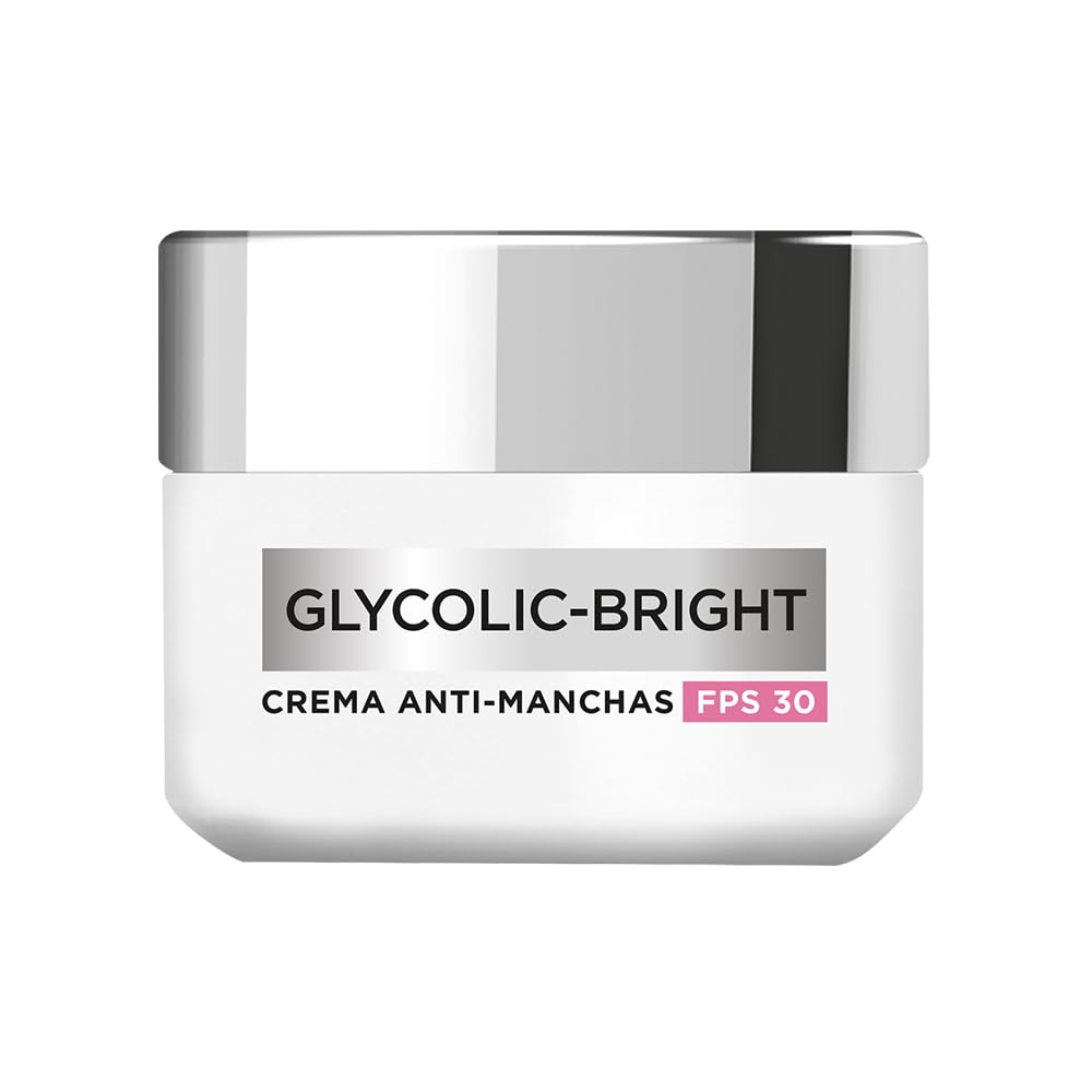 L'Oréal Paris Glycolic Bright Crema de Noche Antimanchas, 50 ml - Crema Dia