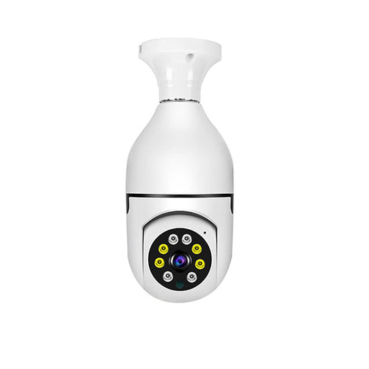 ZDQC Cámara de Seguridad con Bombilla inalámbrica, cámara con Bombilla 1080P para vigilancia en el hogar Panorámica de 360° PTZ Cámaras IP Inteligentes Visión Nocturna en Color, Audio bidireccional