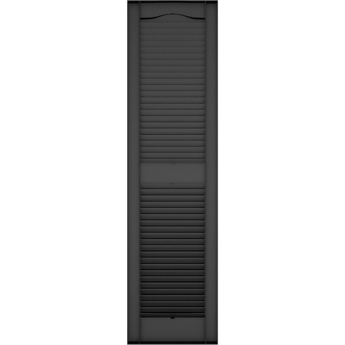 Ekena Millwork Persiana de rejilla abierta, 14.5 Wx55 H Inch, Negro