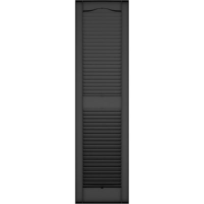 Ekena Millwork Persiana de rejilla abierta, 14.5 Wx55 H Inch, Negro