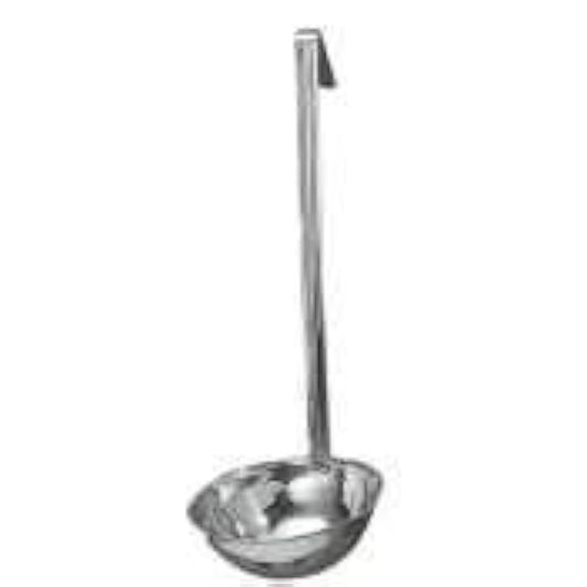 American Metalcraft L1112 Cucharón, acero inoxidable, capacidad de 12 onzas, mango de 12-3/4 pulgadas, plata