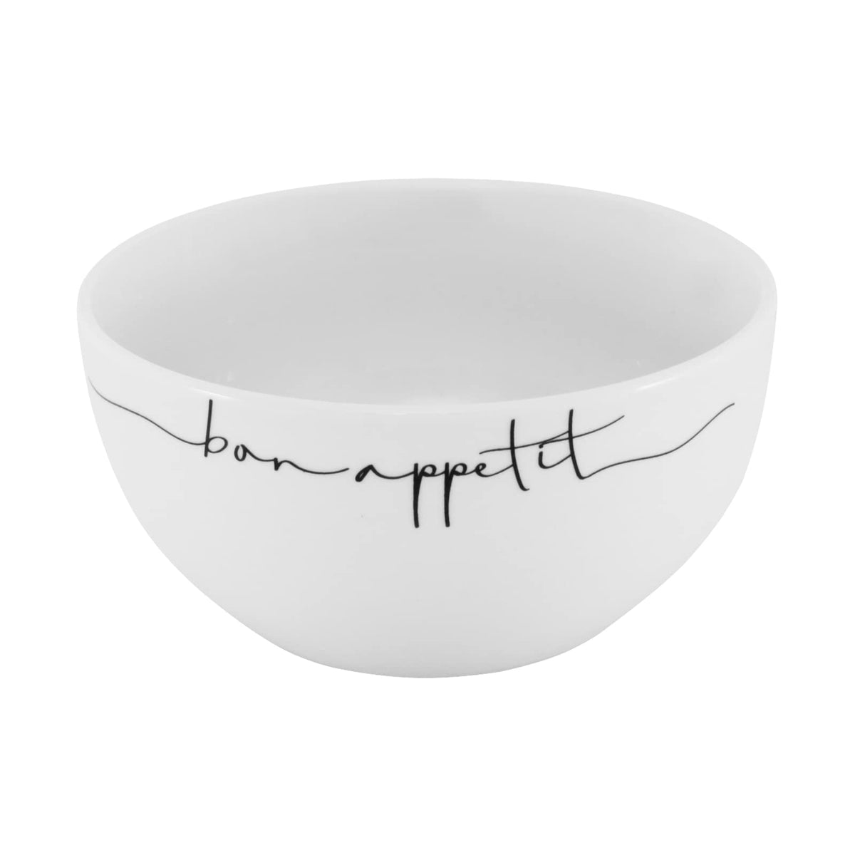 Le Bonne Table by Crown Baccara - Juego de 4 Platos Hondos, Bowls o Cuencos de Porcelana