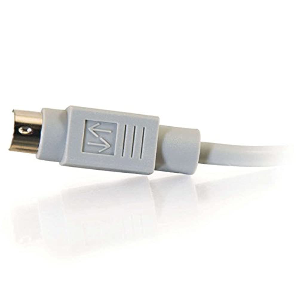 C2G 02318 8-Pin Mini-DIN M/M Serial RS232 Cable, Beige (10 Feet, 3.05 Meters)