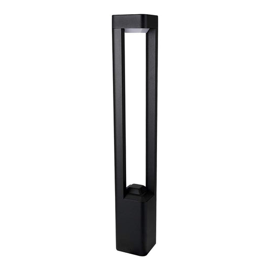 Tecnolite Lámpara Exterior Sobreponer PISO, LED Integrado, Negro 10HLED1208MV30N