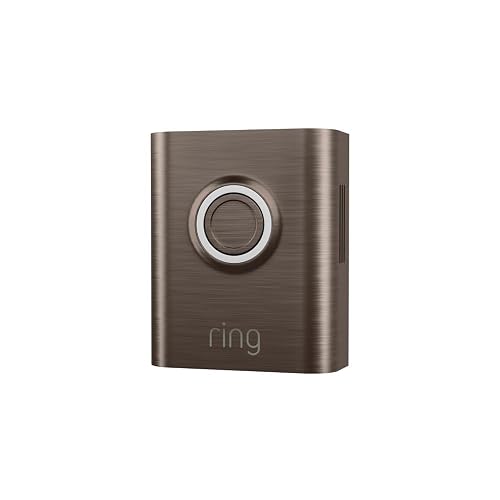 Frente intercambiable Ring metálico para timbres - Timbre con cámara inalámbrico Ring Pro o Timbre con cámara inalámbrico Ring Plus - Bronce cepillado