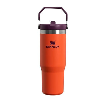 Termo Stanley IceFlow FlipStraw Tumbler 887ml - Stanley Termo de acero inoxidable con popote abatible