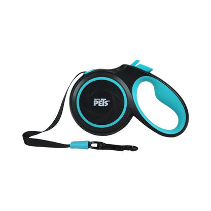 Fancy Pets Correa Retráctil Spiro para Perro, 5 m - Negra - GRANDE