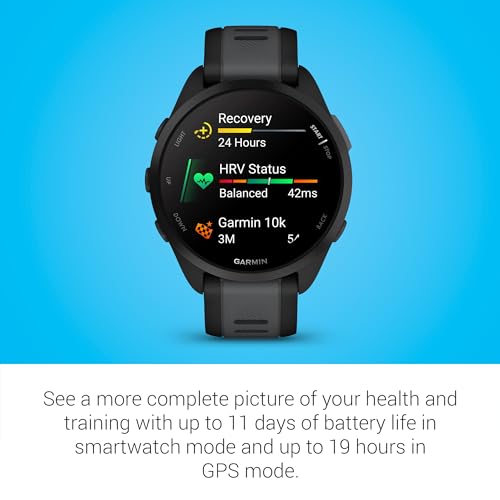 Garmin Forerunner 165 Black/Slate Grey