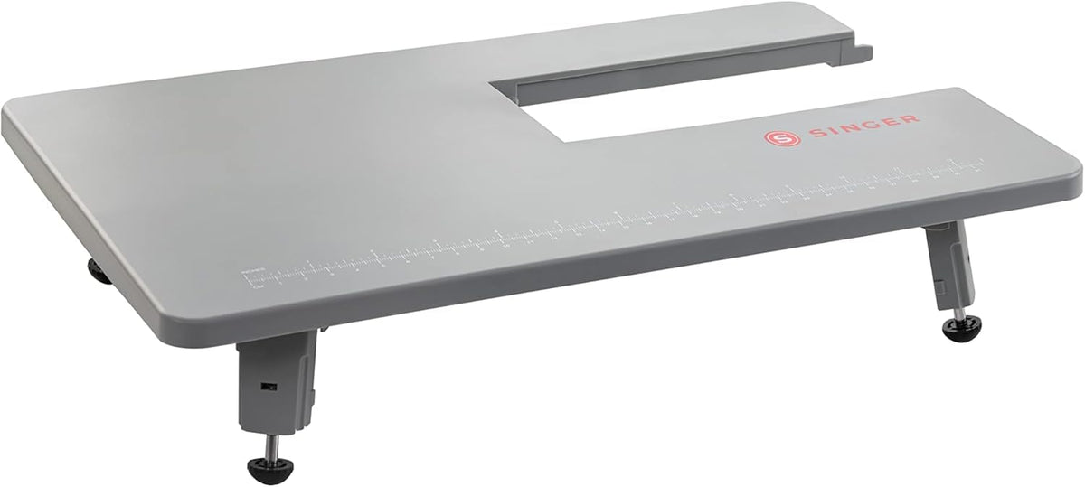 Singer Mesa de Extensión para Máquina de Coser, Servicio Pesado, Gris - Mesa de extensión de máquina computarizada