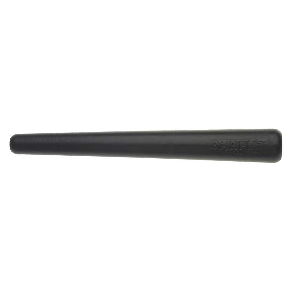 Barfly Muddler, 12 pulgadas de lujo, compuesto, negro