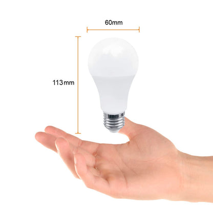 Tecnolite Connect - Pack 1 Foco A19 RGB Inteligente WiFi LED 8 W Base E27, Luz RGB + 1 Bombilla Inteligente Atenuable Compatible con Alexa, Google Assistant, Siri y App Móvil. Iluminación Interior
