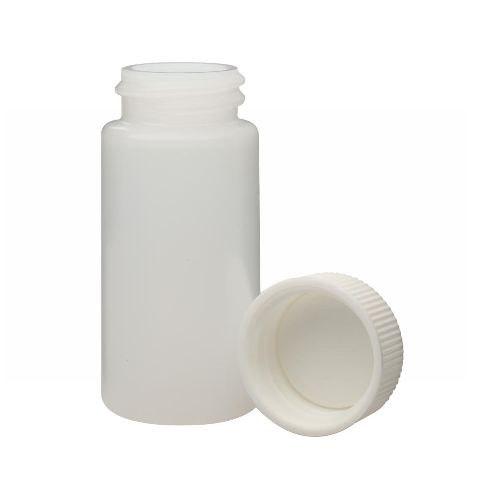 Wheaton 986720 HDPE 20ml Escintillación Líquida Vial, con tapa de rosca de polietileno espumado de polipropileno envasado por separado (caja de 1000)