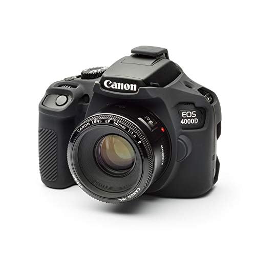 EasyCover Funda Protectora para Cámara Fotográfica Canon T6 / T7 / T100 Negro