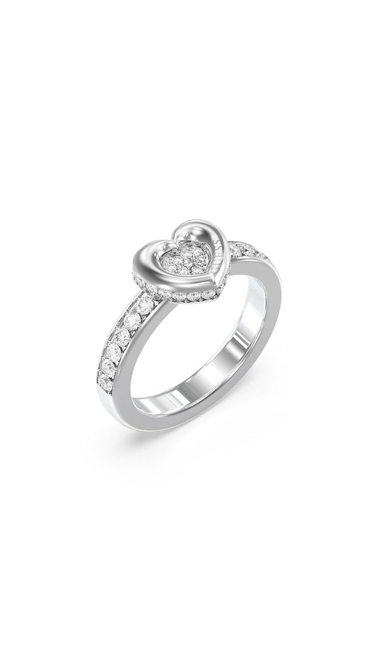 GUESS Anillo para Mujer L.O.V.E. color Plata