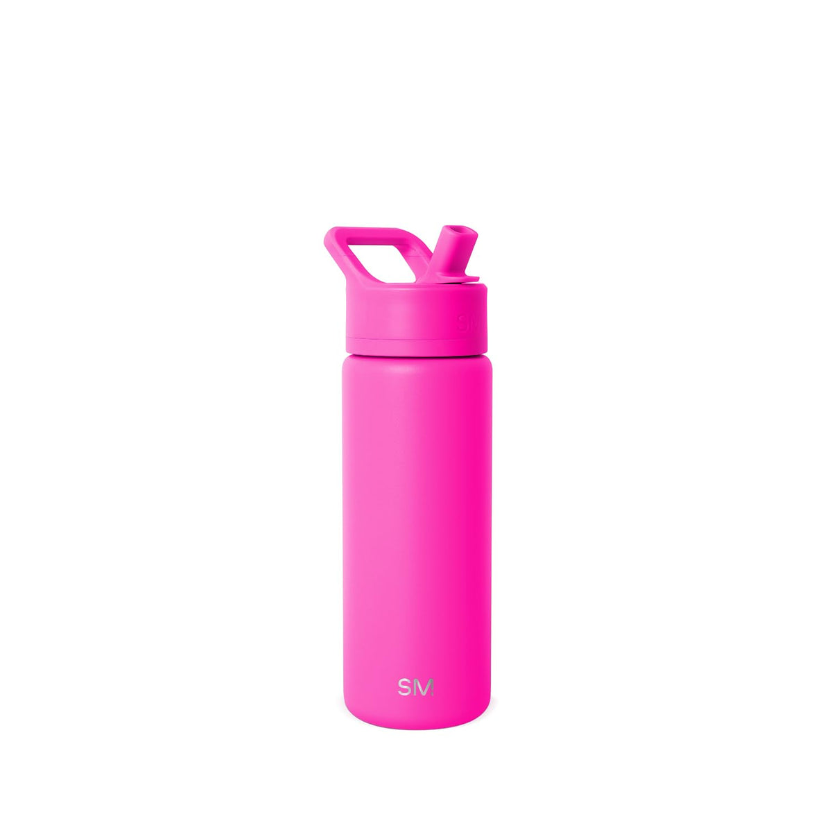 Simple Modern Summit Botella de Agua con Popote y Asa - 0.5 Litros - -Raspberry Vibes