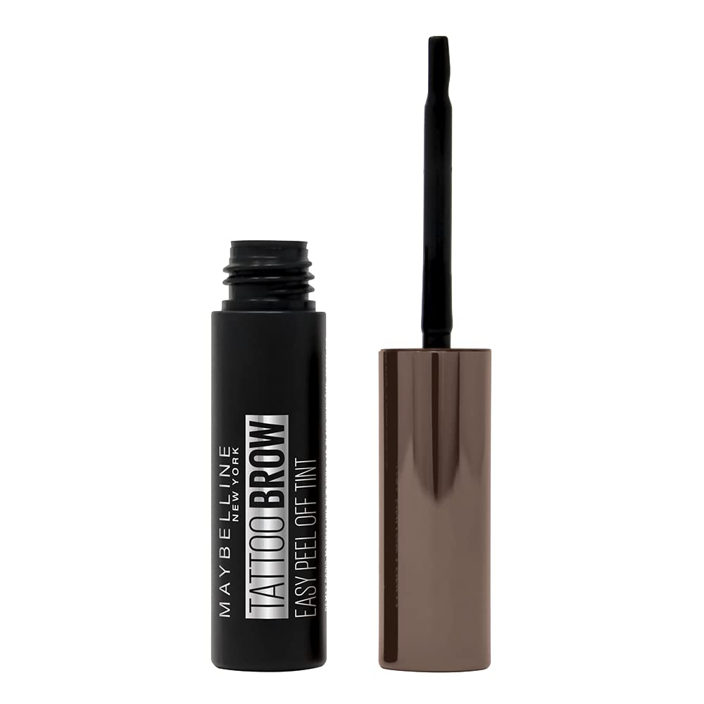 Maybelline Tinta para cejas que dura hasta 3 días, Tattoo Brow 3 Day, Tono Warm Brown, 4,6g