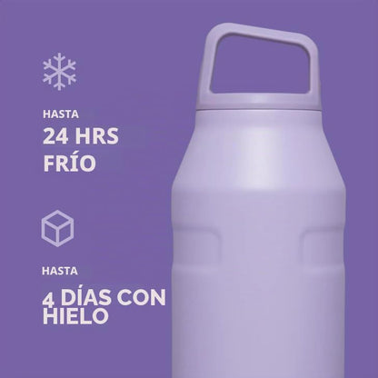 Stanley IceFlow Botella de Transporte 50 oz | Acero inoxidable reciclado, apta para actividades, diseño a prueba de fugas