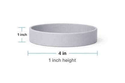 aminco NCAA unisex-adult Silicone Wide Bracelet, 2-Pack