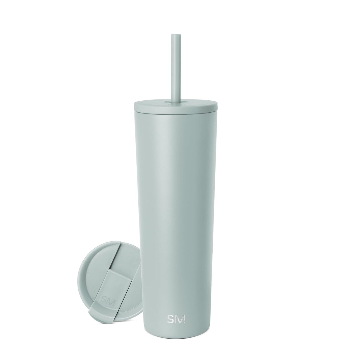 Simple Modern Classic Vaso Térmico con Popote y Tapa Abatible - 830 ml - -Sea Glass Sage