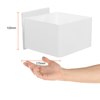 Tecnolite Lámpara de Interior Sobreponer en pared, color Cristal Blanco TL-2021/B