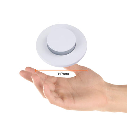 Tecnolite - Luz de Cortesía LED 360° Exterior Empotrable 6 W, Luz Cálida Brillante, 2 en 1, IP65, No atenuable, LED Integrado