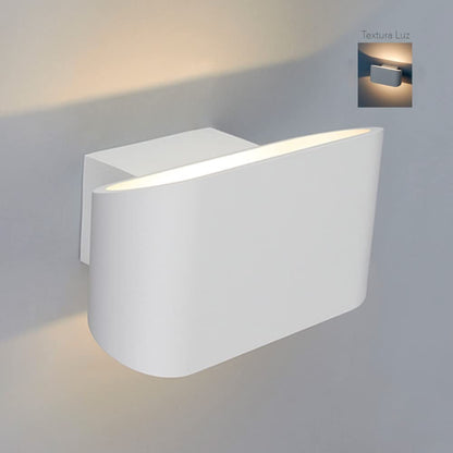 Tecnolite TLLED-402/7W/30B Luminario Pared Led, 3000K, Blanco 100-240