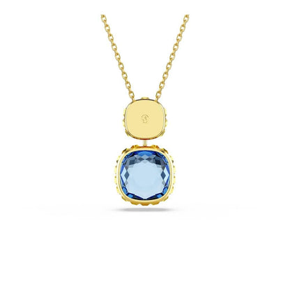 Swarovski Colgante Chroma, Talla cojin, Multicolor, Baño tono oro