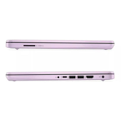 Laptop HP 14" Intel Celeron 4GB 128GB 14-dq6014dx Lavanda