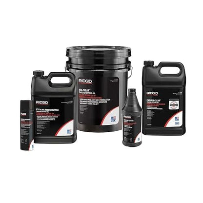 RIDGID - Aceite para Cortar Roscas 74012, Alto Rendimiento, 1 Galón, Tuberías, Eliminación de Metal, Plomería Profesional