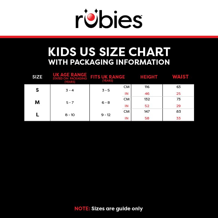 Rubie's Five Nights - Disfraz Infantil con diseño de Zorro de Freddy'S, tamaño Mediano