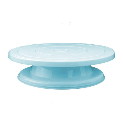 Aleissi Base Giratoria para Decoración de Pasteles, 360°, Resistente hasta 5 kg - Azul