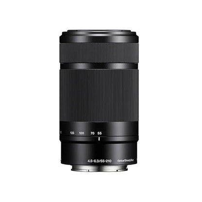 Sony Lente Telefoto Zoom 55-210mm F4.5-6.3 Montura E APS-C con Estabilizador Steady Shot óptico (OSS) SEL55210