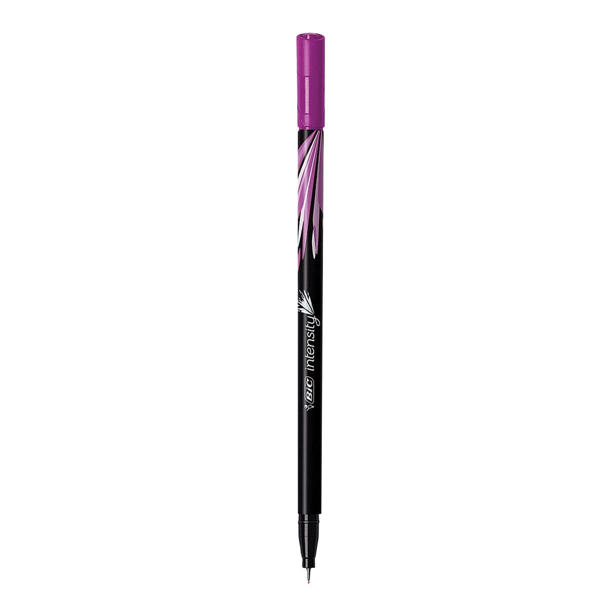 BIC Plumín Intensity Punto Ultra Fino No Traspasa el Papel Escritura Precisa Colores Intensos Surtido de Colores 10 Piezas