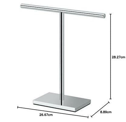 Gatco - Toallero de pie Rectangular con Base Rectangular, Moderno, Cromado