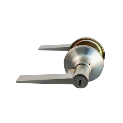 Phillips Combo Cerrojo/Manija Fresno Alta Seguridad Para Entrada LLave-Llave Plata