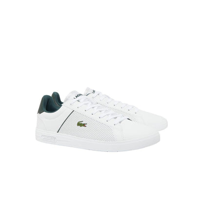 Lacoste Lite Base Tenis para Hombre - 29.0 cm - Blanco y verde oscuro