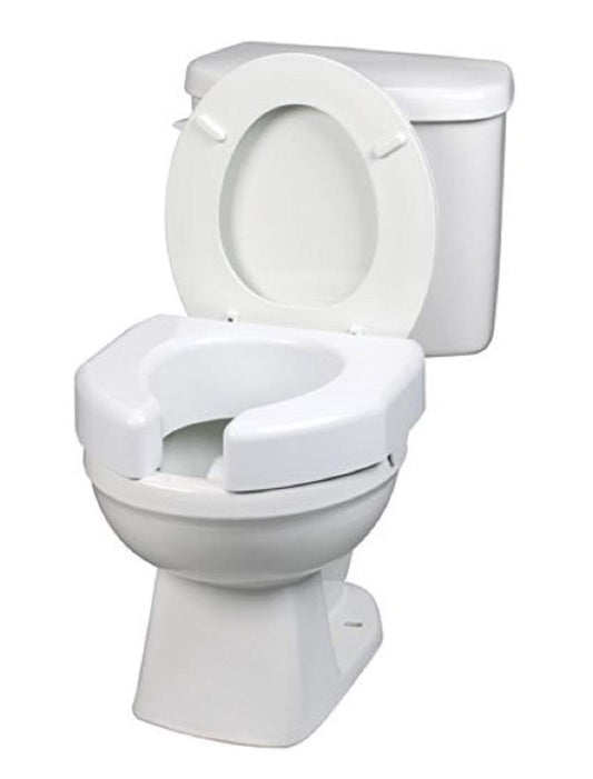 ableware Basic parte delantera abierta asiento de inodoro elevado (725790000)