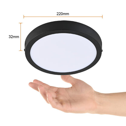Tecnolite Lámpara Plafón LED de Sobreponer 18 W, Luz de Día, Interiores, No atenuable, LED integrado