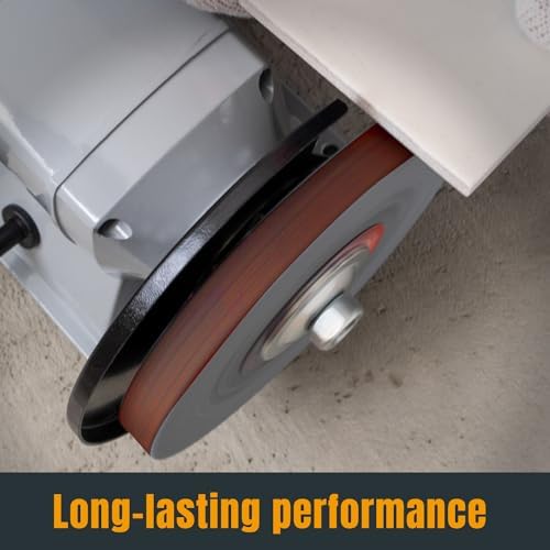 POWERTEC 40182-1 1/2 x 18 pulgadas - Bandas de lijado de óxido de aluminio surtidas, 10 unidades de 40 80 120 180 240 granos | Papel de lija premium para lijadora portátil - 50 unidades