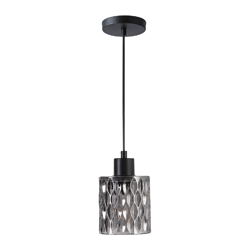 Tecnolite Lámpara Colgante de Cristal 1.70 m de Altura, Potencia Máx. 60 W, 1 Base E27, No incluye foco