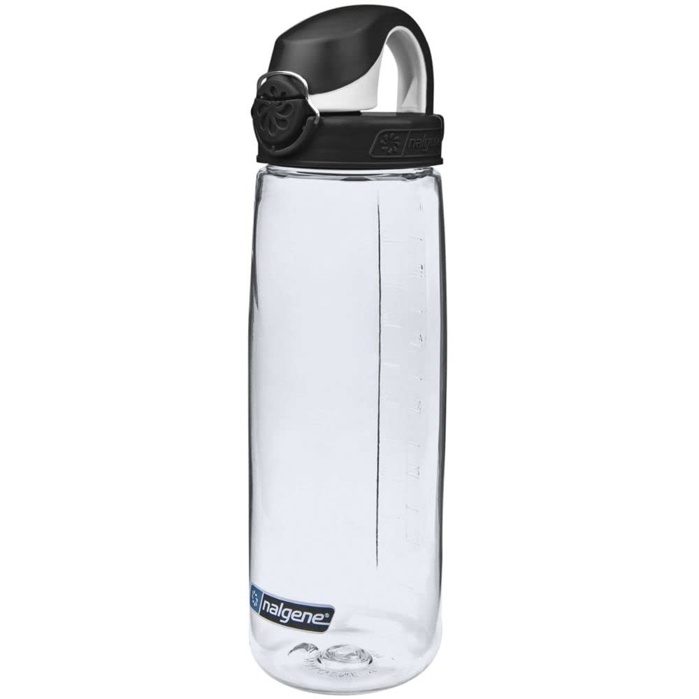 Nalgene Sustain Tritan Botella de Agua sin BPA de 24 oz - Transparente con negro